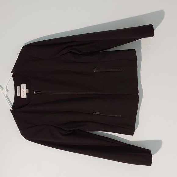 Calvin Klein Invisible Fit Solutions Jacket. Size 4. Black. - Picture 1 of 12